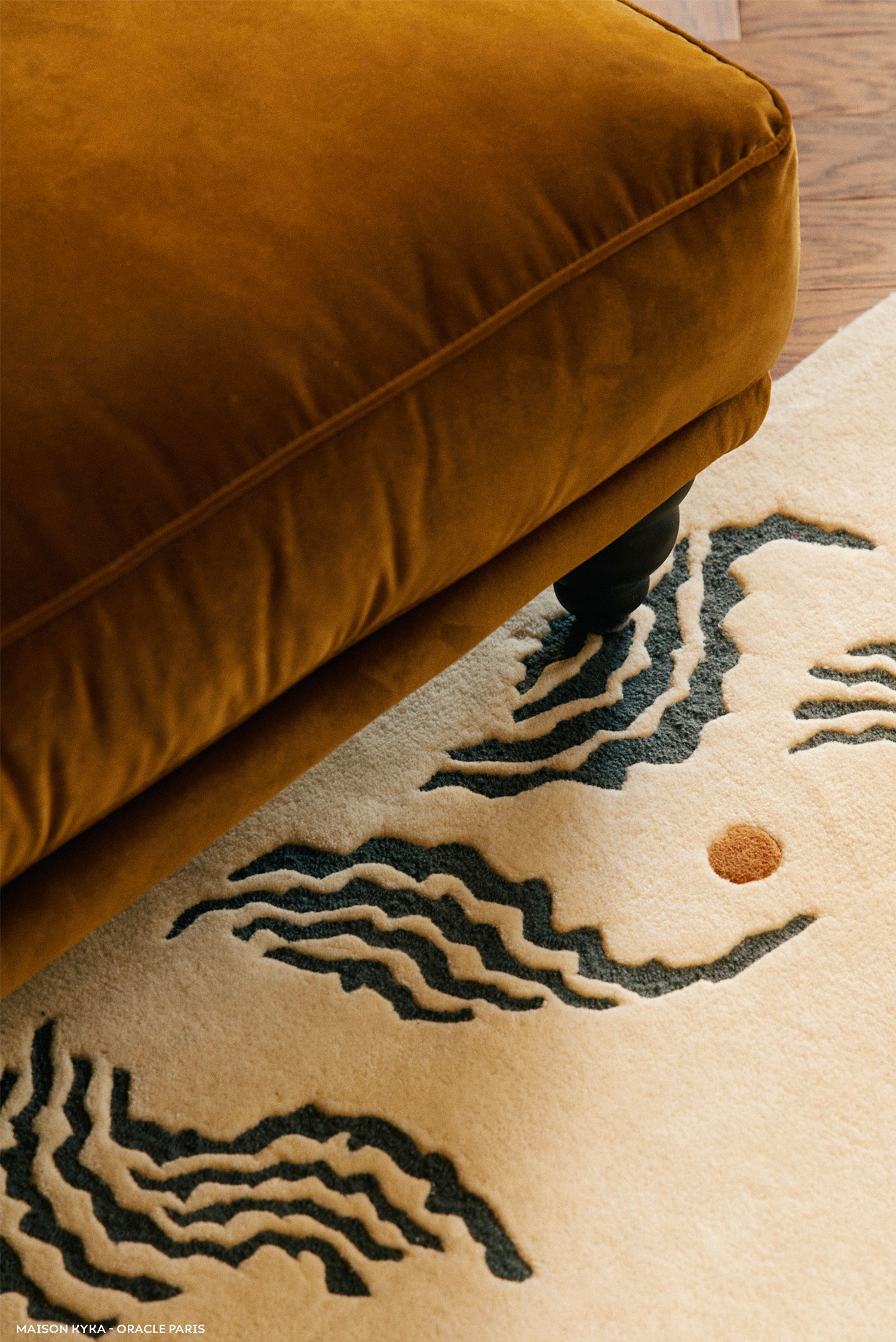 toulemonde-bochart-esterel-cru-tapis-laine-tuft-main image 6