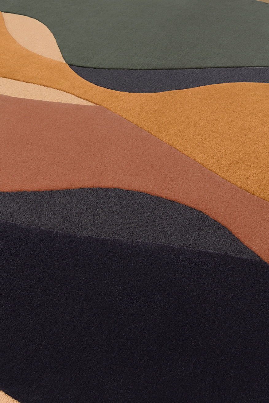 toulemonde-bochart-oc-ane-multicolore-tapis-rond-en-laine-tuft-main image 3