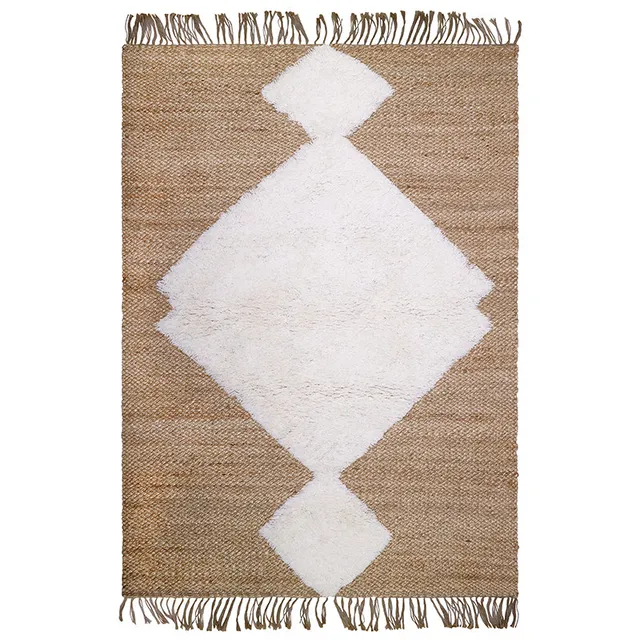 nattiot-elton-tapis-jute-laine-naturel-franges image 1