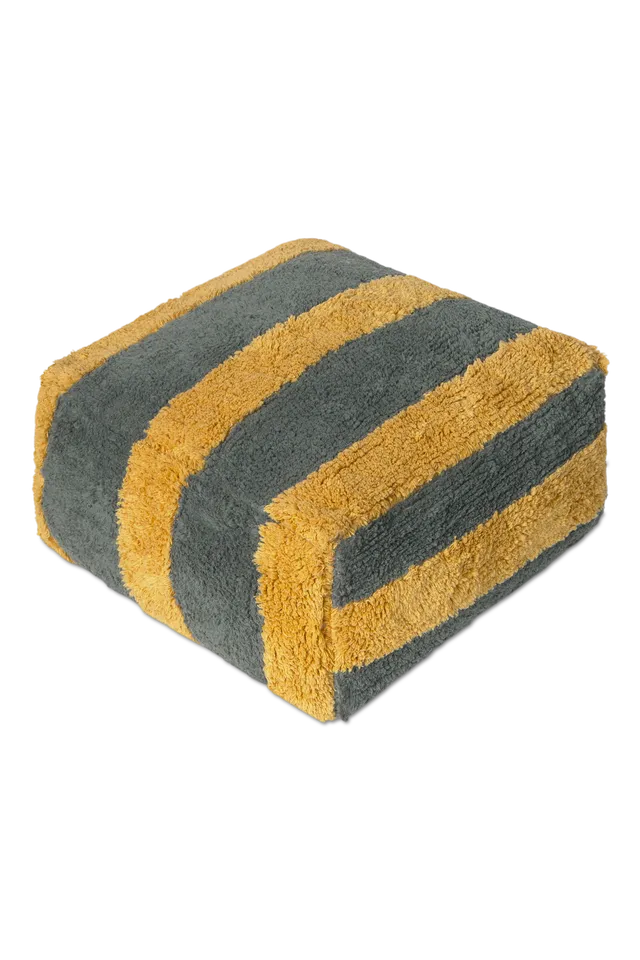 lorena-canals-pouf-lines-terrazo-pouf-ray-artisanal image 1