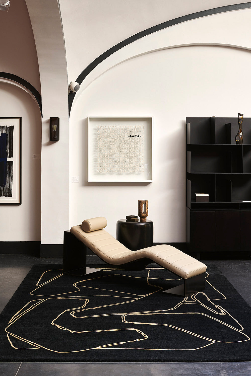 toulemonde-bochart-amalgame-noir-tapis-laine-et-viscose-tuft-main image 5