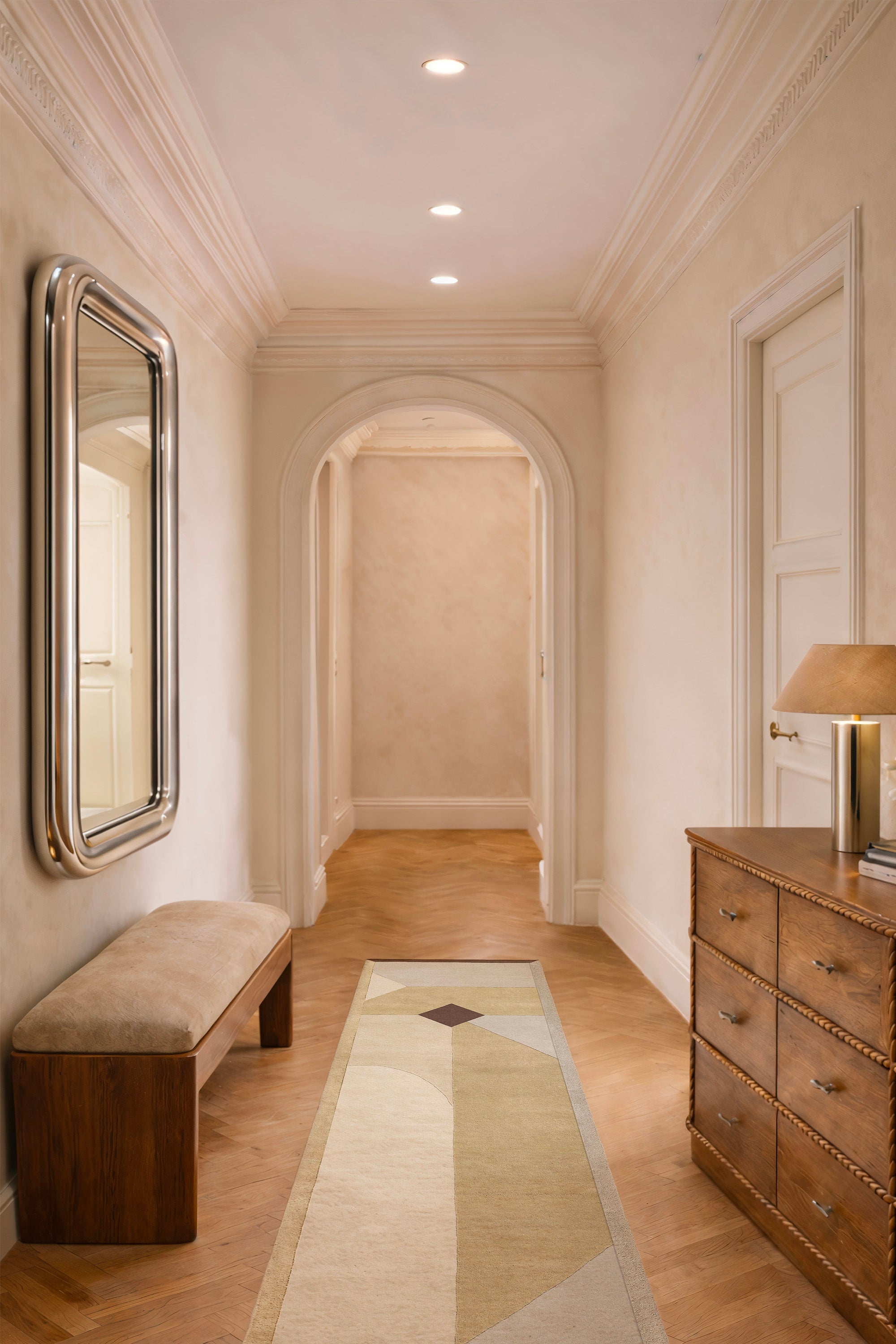 toulemonde-bochart-piazza-beige-tapis-laine-tuft-main-florence-bourel image 2