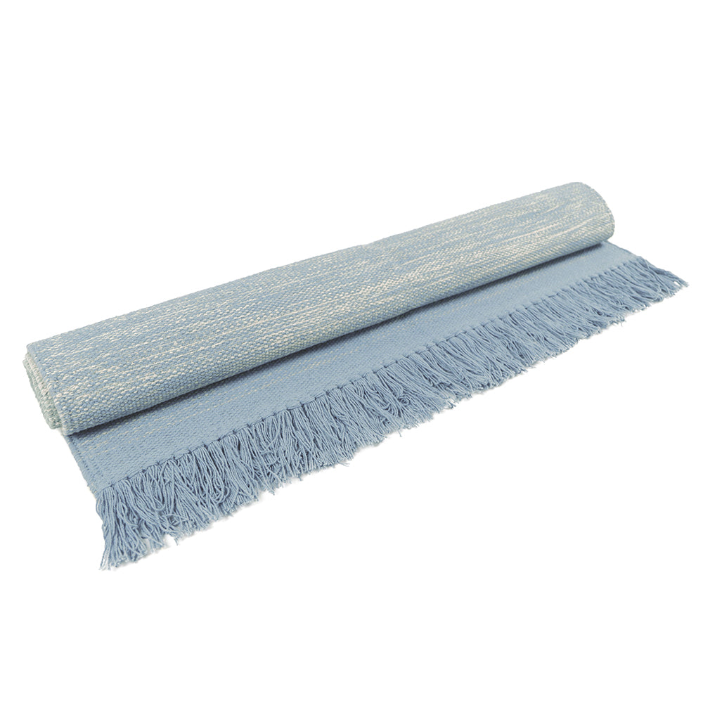 nattiot-kirthy-bleu-tapis-chambre-enfant-coton-tiss-main-rectangulaire-franges image 3