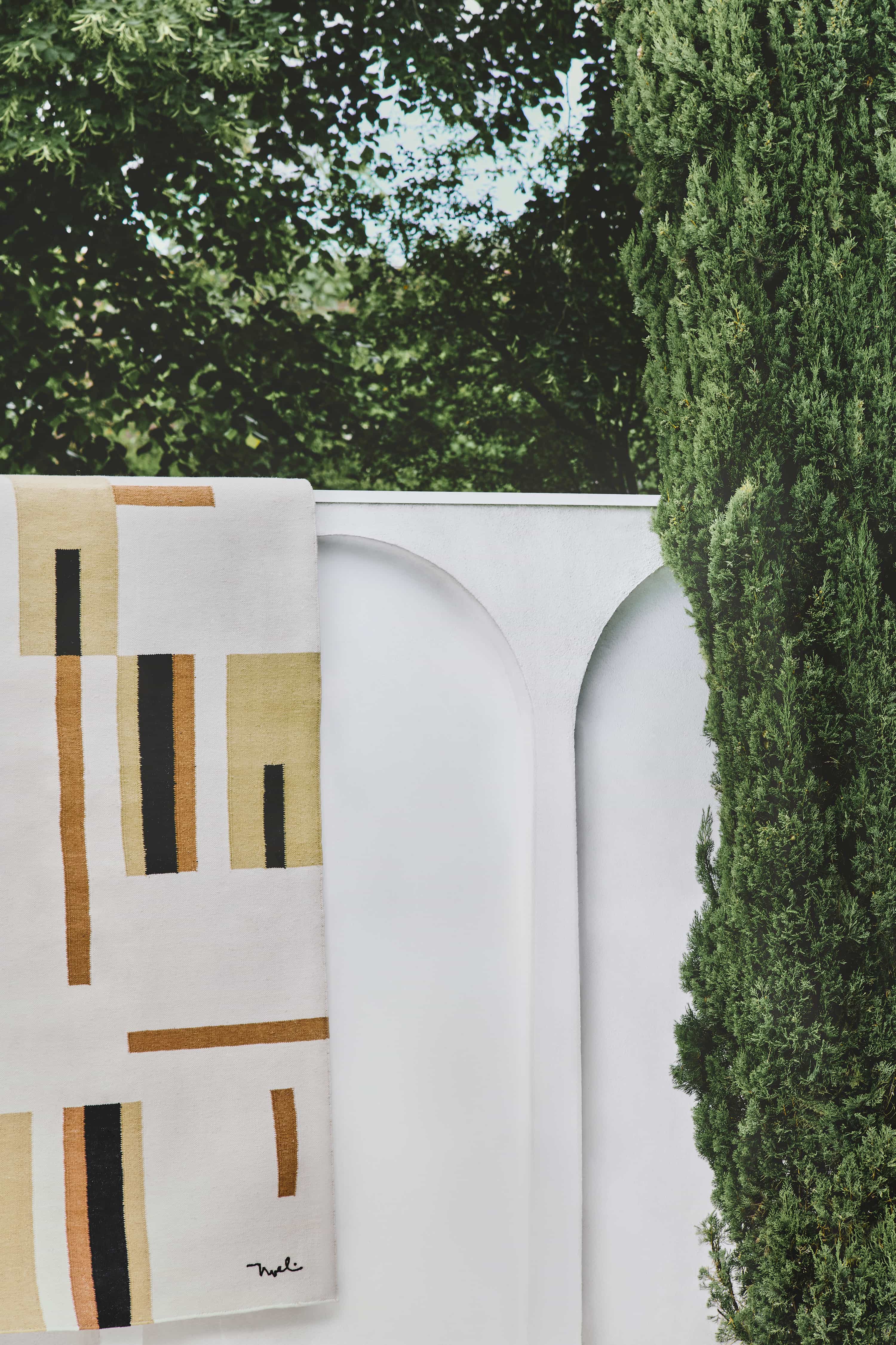 toulemonde-bochart-tandeta-tapis-durrie-tiss-plat-beige-outdoor image 4
