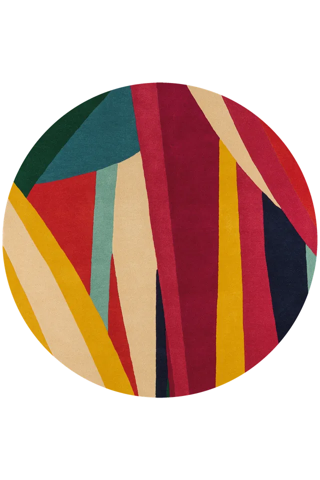 toulemonde-bochart-ipanema-tapis-design-jungle-fuchsia-2 image 1