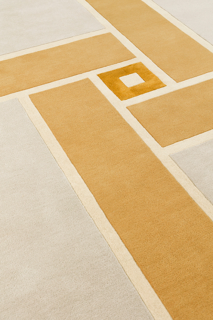 toulemonde-bochart-tapis-vintage-beige-italien-70-s-laine-et-viscose image 4
