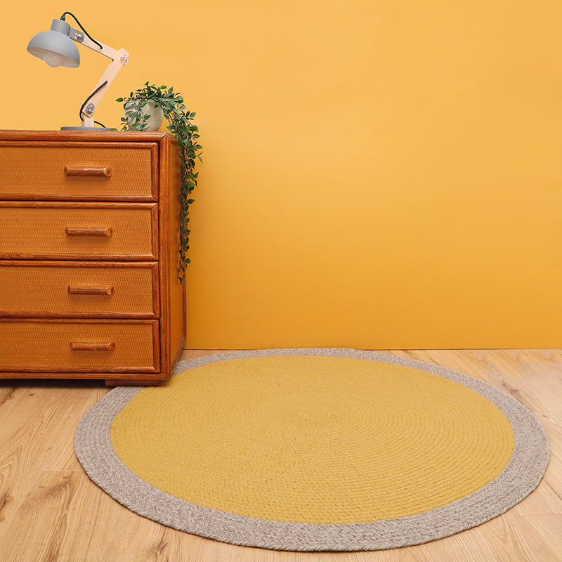 nattiot-nolan-curcuma-tapis-rond-en-laine-tress-e image 2