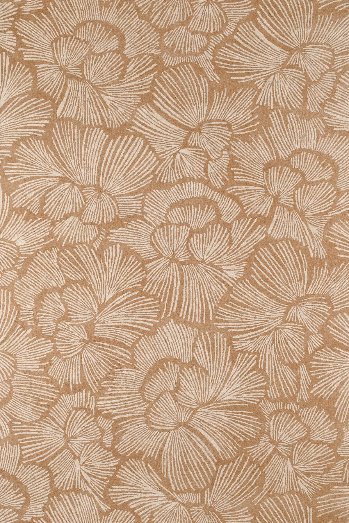 toulemonde-bochart-gala-tapis-beige-floral-laine-tuft-main image 1