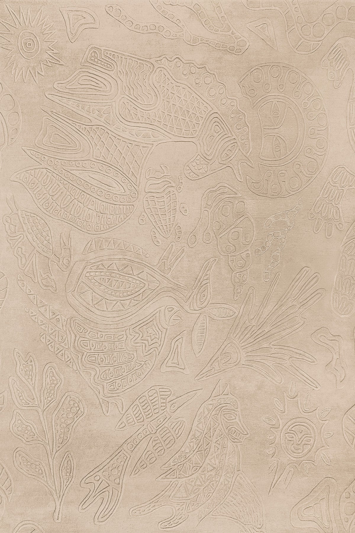 toulemonde-bochart-sabbia-tapis-cru-laine-haut-relief image 1