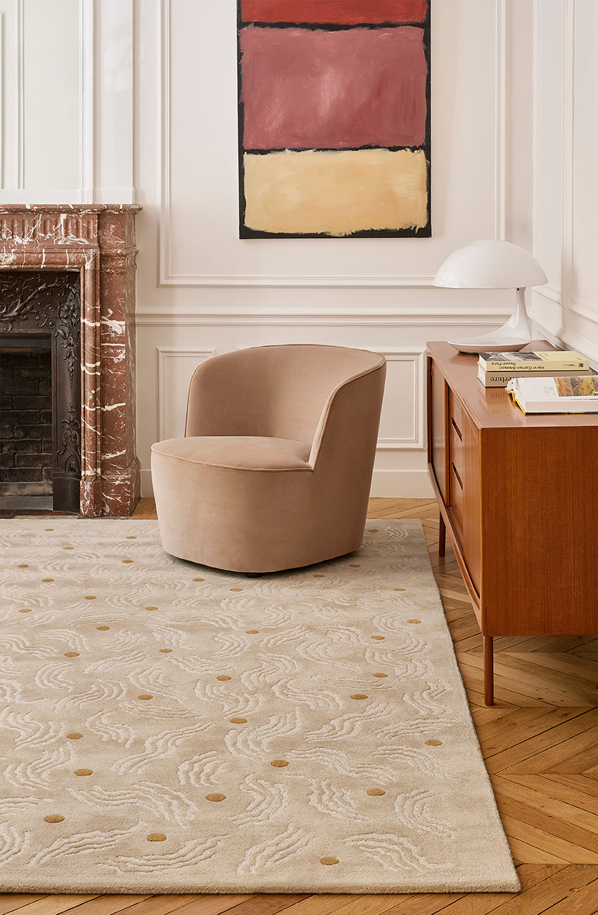 toulemonde-bochart-miramar-beige-tapis-en-laine-tuft-main-ondul image 2