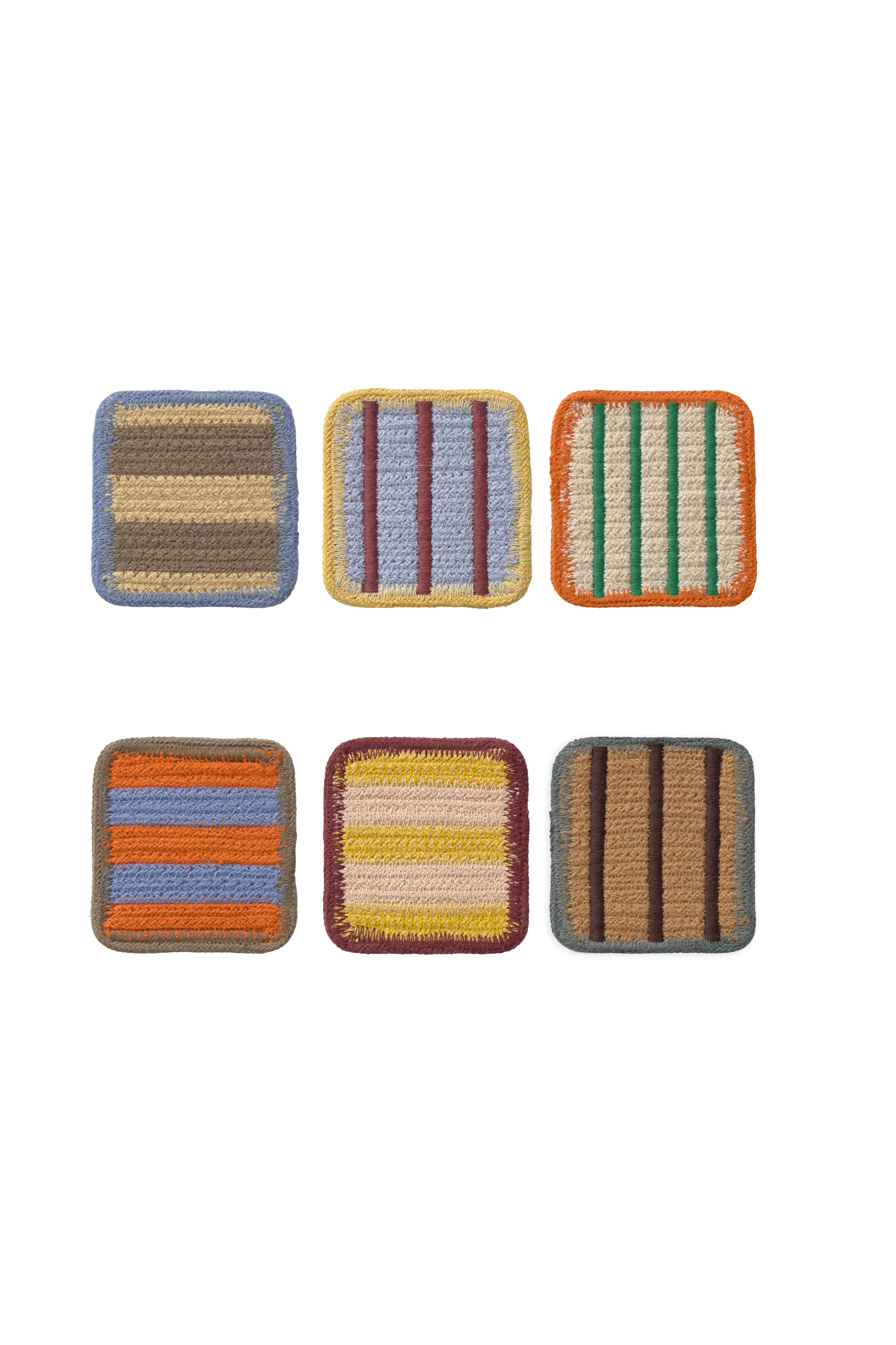 lorena-canals-pack-6-sous-verres-color-on-cordon-contrastant image 1