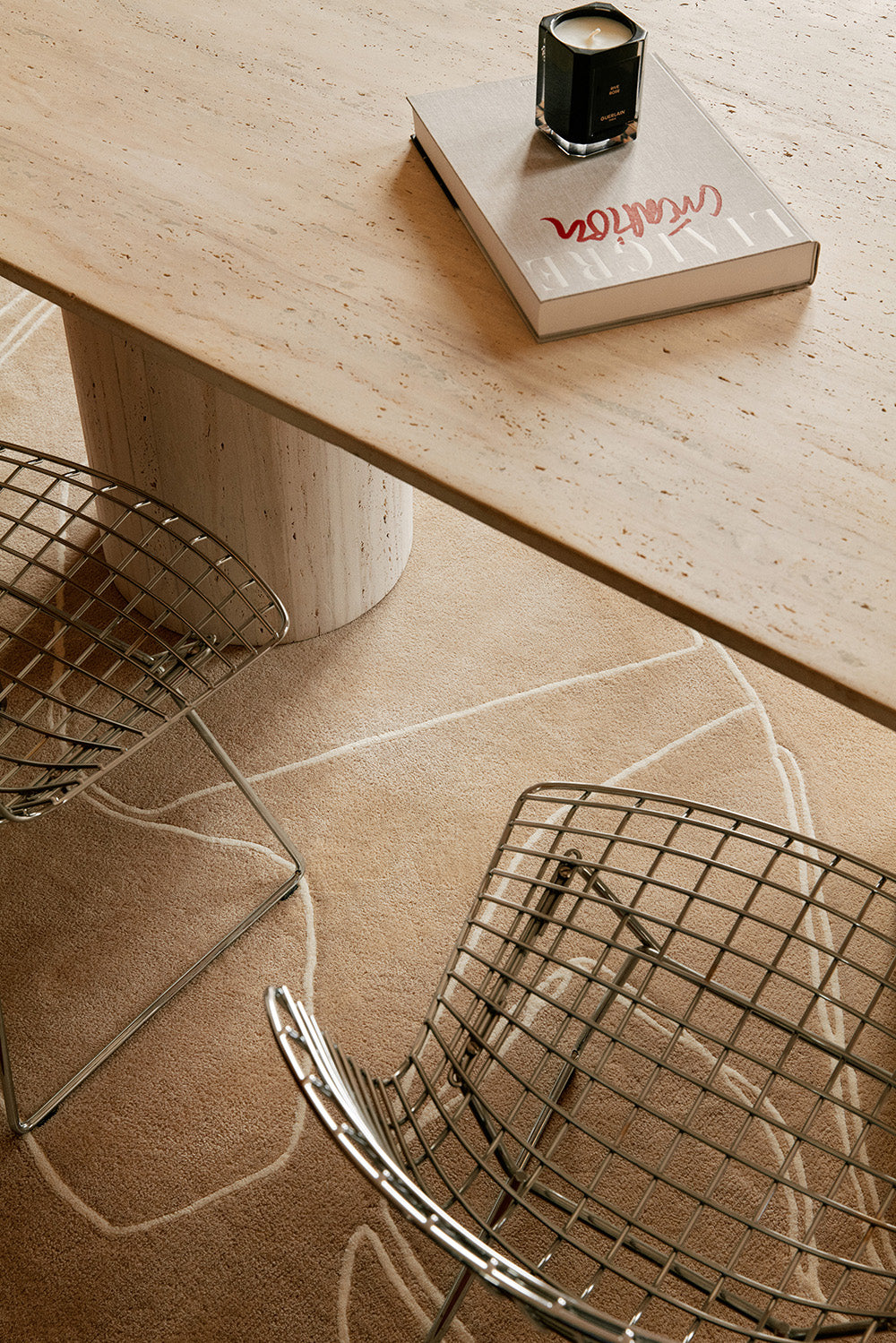 toulemonde-bochart-amalgame-beige-tapis-design-r-da-amalou image 3
