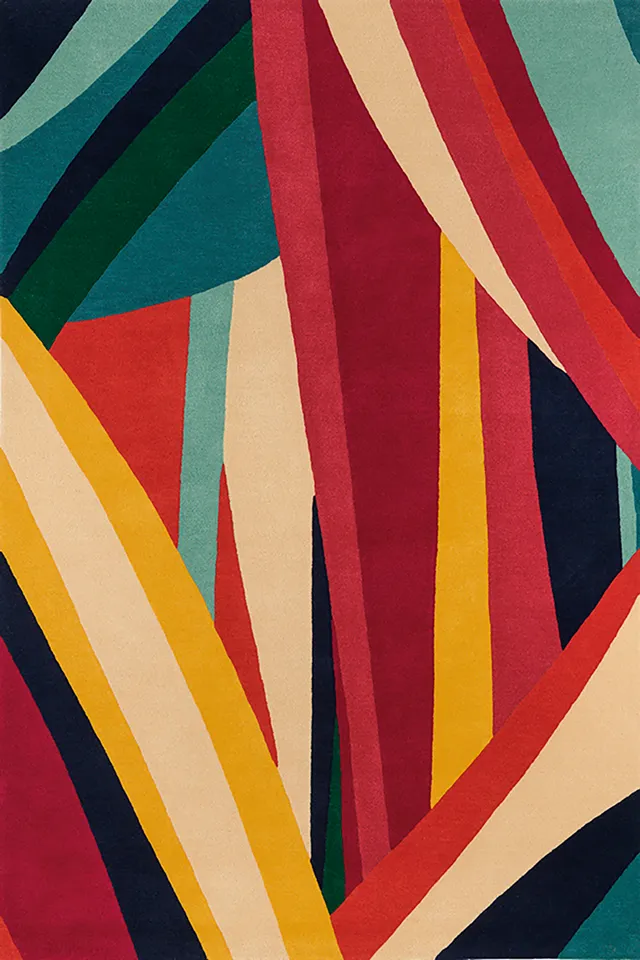 toulemonde-bochart-ipanema-tapis-jungle-fuchsia-170x240 image 1