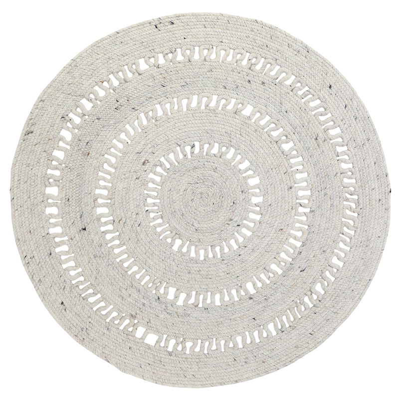 nattiot-bibek-naturel-s-tapis-laine-feutr-e-rond-ajour image 1