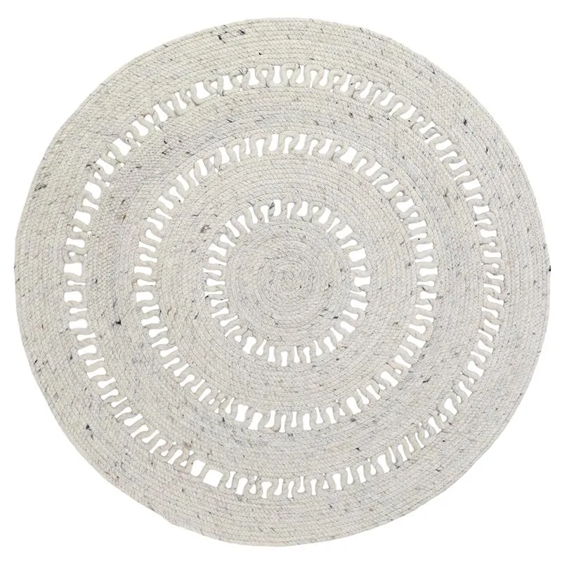 nattiot-bibek-naturel-m-tapis-rond-laine-feutr-e-ajour-e-fait-main image 1