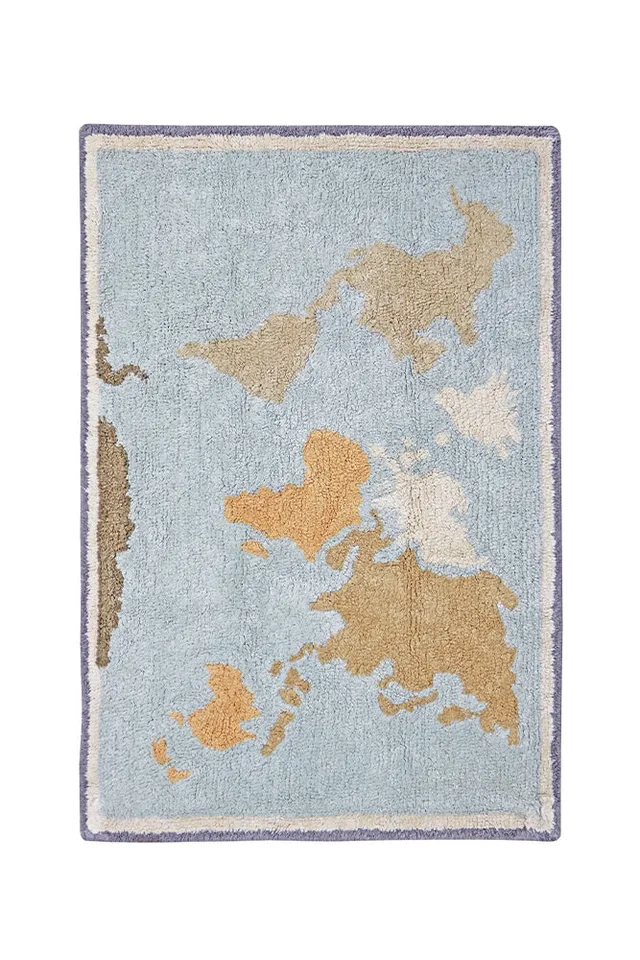 lorena-canals-mini-worldmap-tapis-lavable-enfant image 1