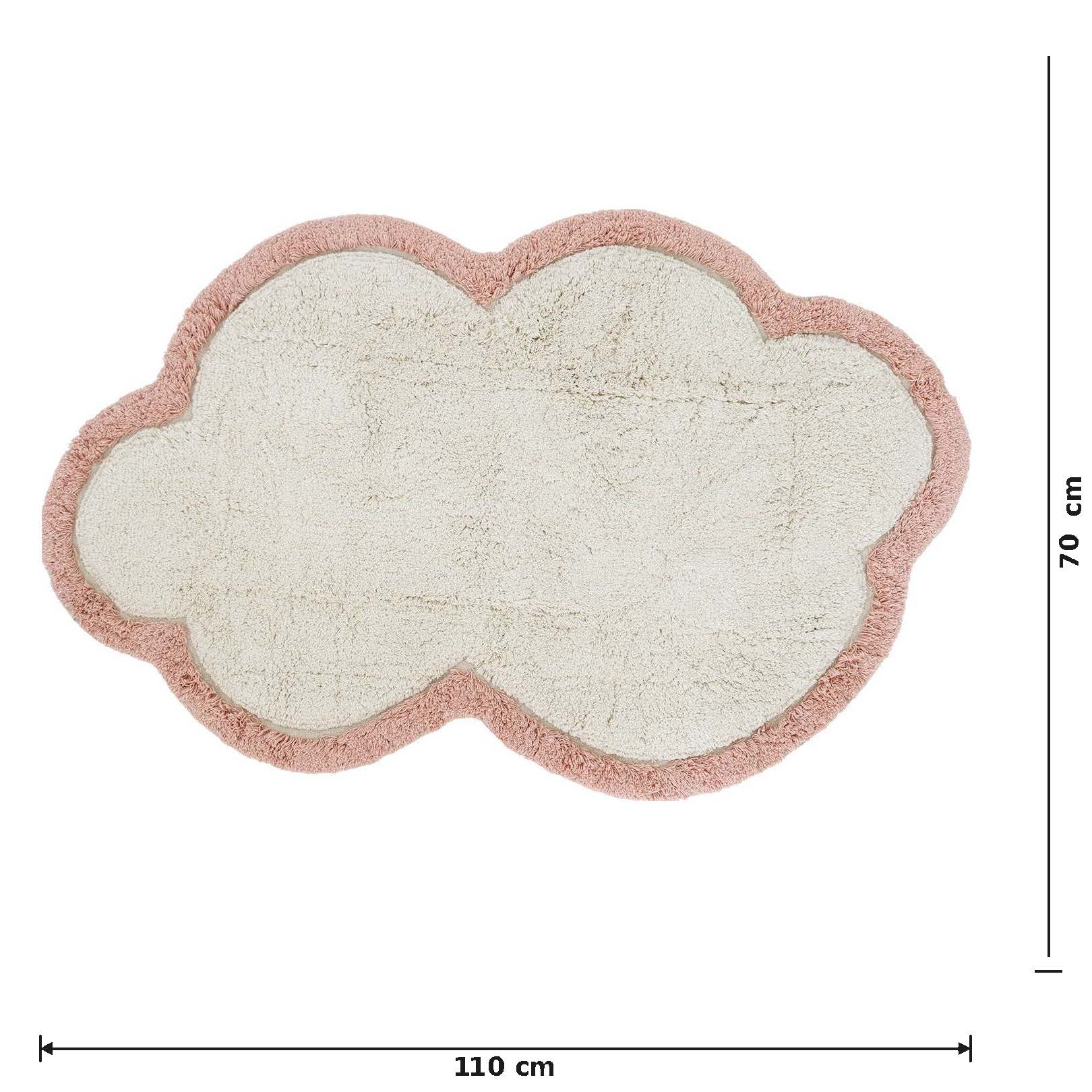 nattiot-little-nimbus-blush-tapis-enfant-nuage-coton-cru image 3