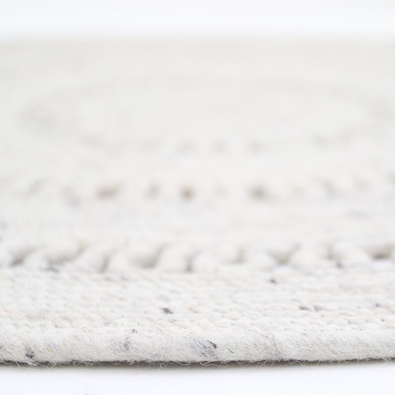 nattiot-bibek-naturel-m-tapis-rond-laine-feutr-e-ajour-e-fait-main image 4