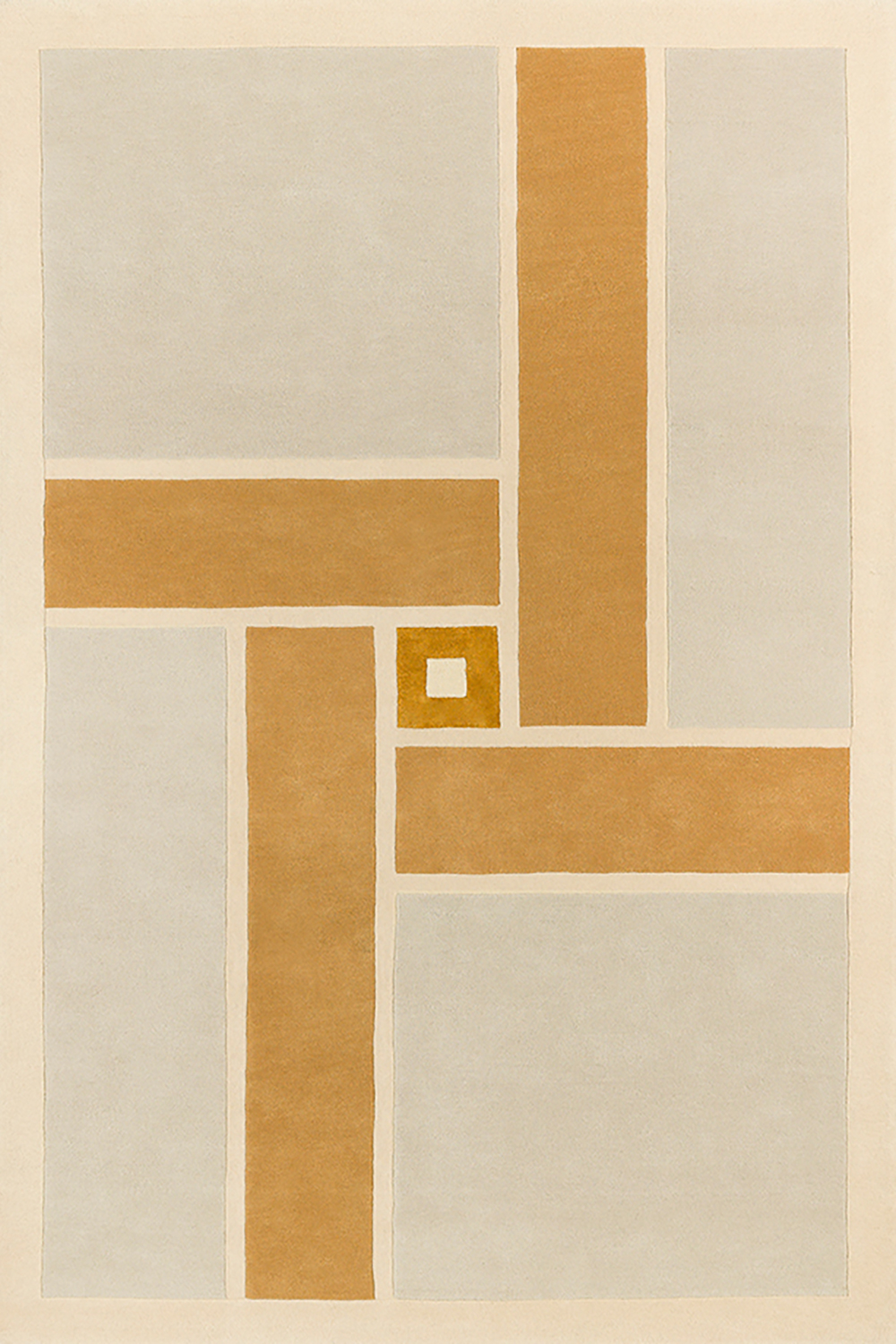 toulemonde-bochart-tapis-vintage-beige-italien-70-s-laine-et-viscose image 1