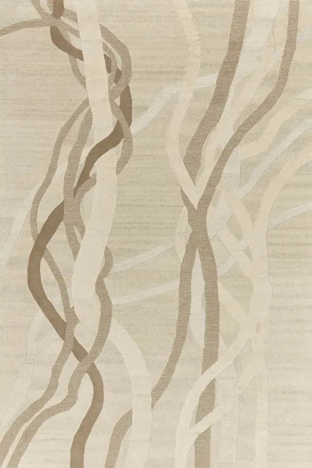 toulemonde-bochart-lianes-tapis-en-laine-beige-tuft-main image 1