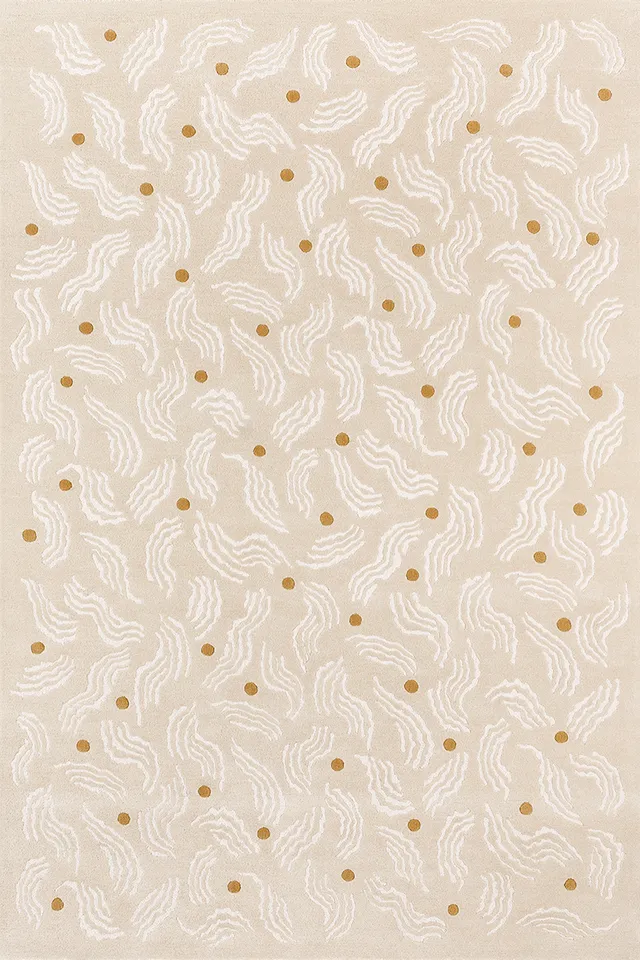 toulemonde-bochart-miramar-beige-tapis-en-laine-tuft-main-ondul image 1