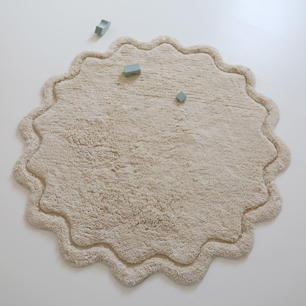 nattiot-sweet-april-ecru-tapis-enfant-rond-en-coton-lavable image 4