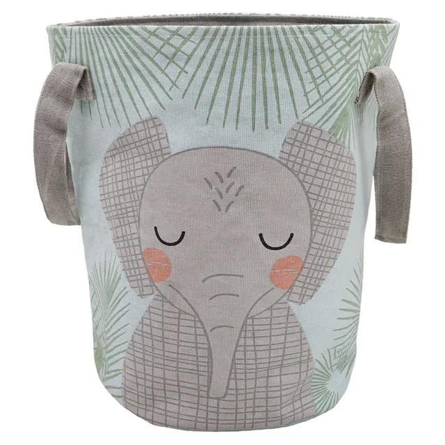 nattiot-junko-panier-de-rangement-chambre-enfant-coton image 1