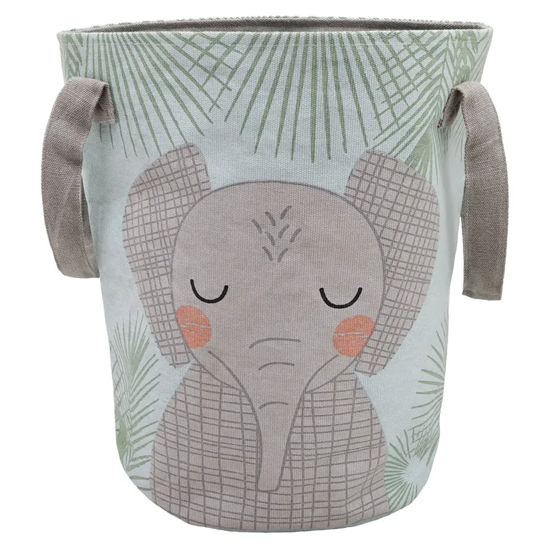 nattiot-junko-panier-de-rangement-chambre-enfant-coton image 1