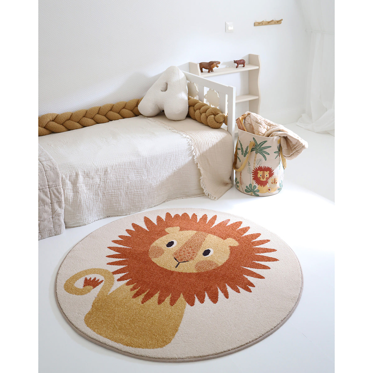 nattiot-tiaggo-tapis-enfant-rond-petit-lion image 8