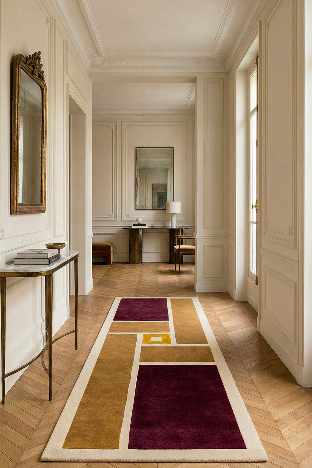 toulemonde-bochart-vintage-runner-bordeaux-tapis-couloir-080x240 image 2