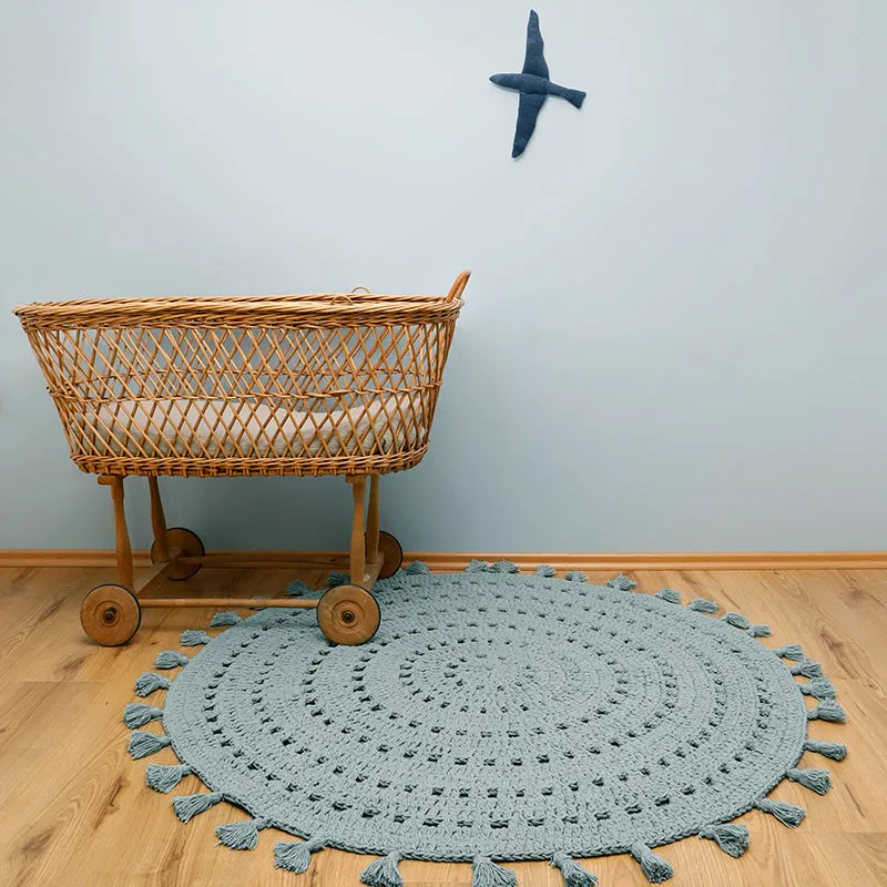 nattiot-nila-vert-p-le-tapis-chambre-enfant-coton-crochet-rond-lavable image 1