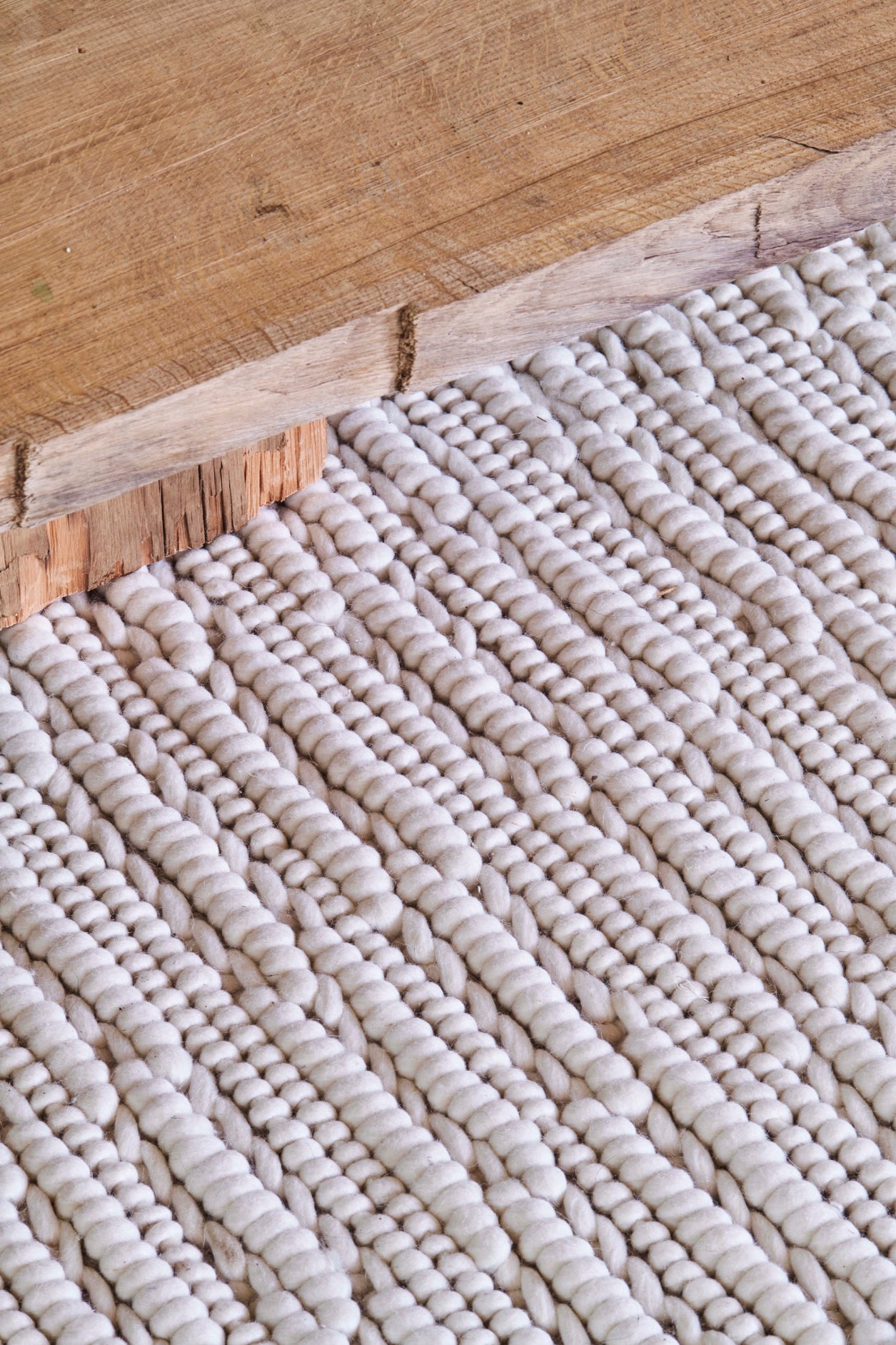 toulemonde-bochart-aravis-neige-tapis-en-laine-boucl-e image 2
