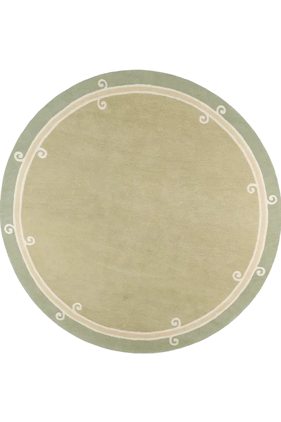 toulemonde-bochart-syracuse-rond-vert-sauge-tapis-rond-laine-gabbeh image 1