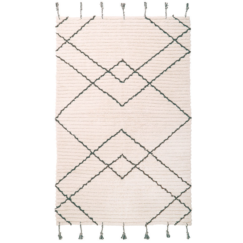 nattiot-viktor-choco-s-tapis-enfant-boh-me-coton-lavable image 1