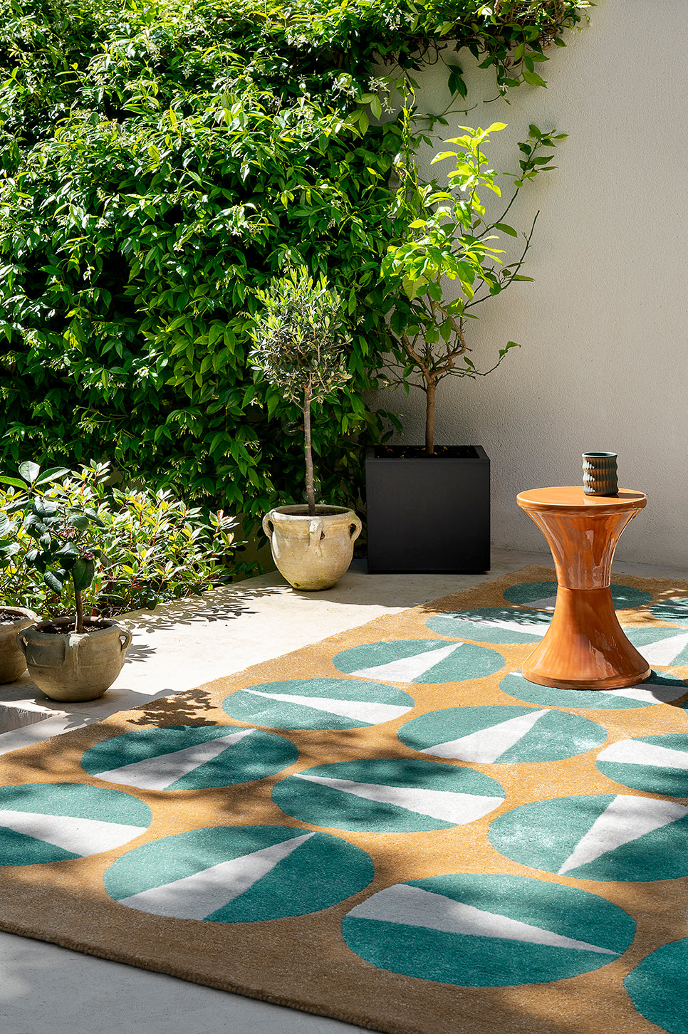 toulemonde-bochart-gouache-outdoor-brun-tapis-ext-rieur-polyester image 2