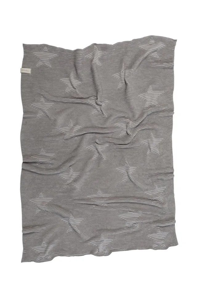 lorena-canals-hippy-stars-gris-perle-couverture-b-b-en-tricot image 1