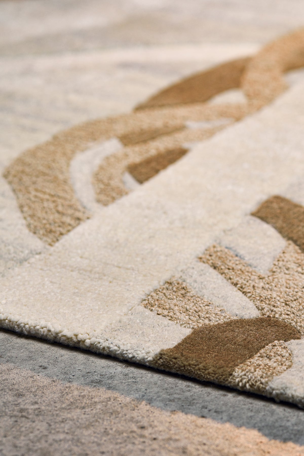 toulemonde-bochart-lianes-tapis-en-laine-beige-tuft-main image 3