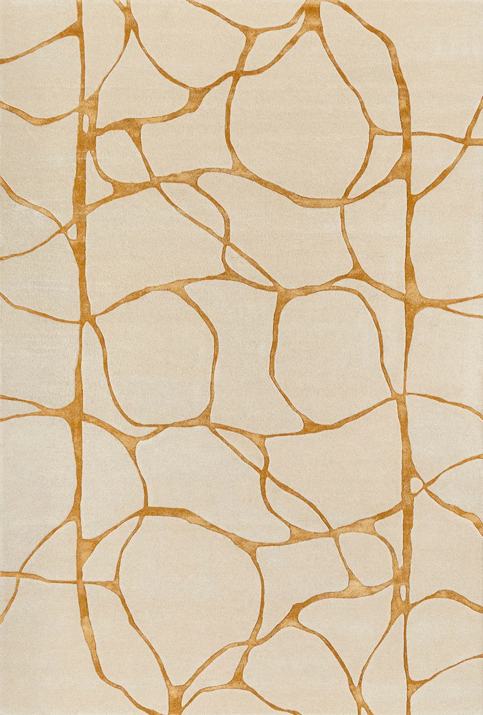 toulemonde-bochart-ambre-naturel-tapis-laine-et-viscose-blanc-or image 1