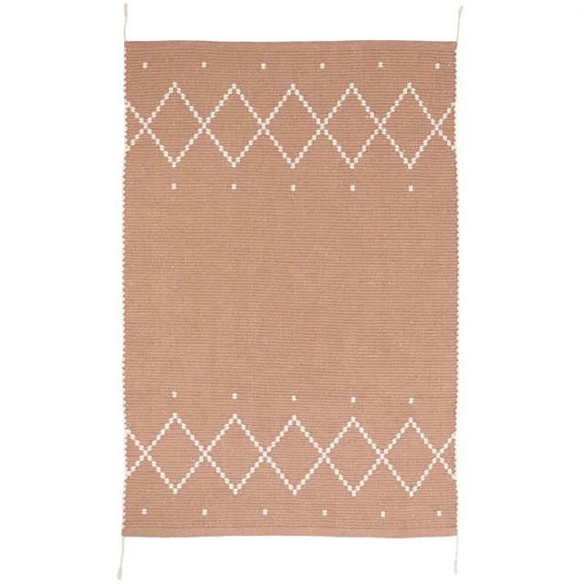 nattiot-mallorca-rose-argile-tapis-enfant-boh-me image 1