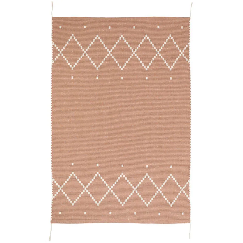 nattiot-mallorca-rose-argile-tapis-enfant-boh-me image 1