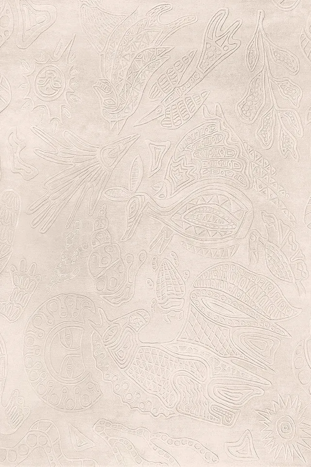 toulemonde-bochart-sabbia-blanc-tapis-blanc-en-laine-tuft-main-haut-relief image 1
