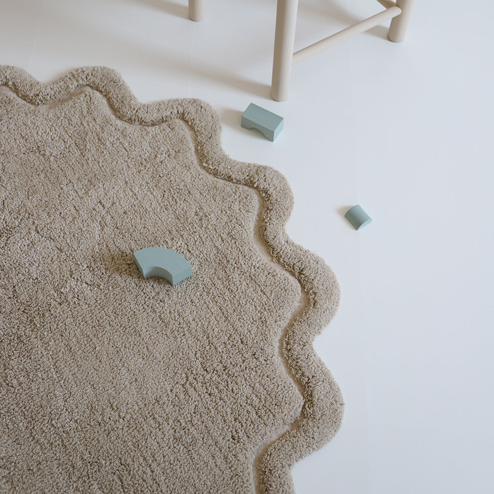 nattiot-sweet-april-lin-tapis-enfant-coton-lavable-rond image 2