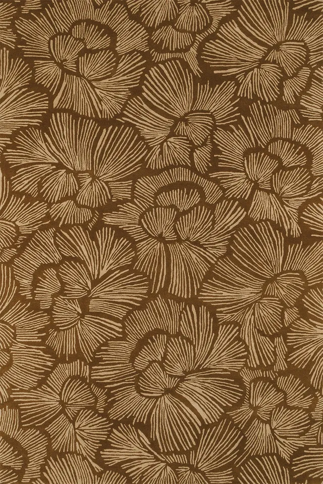 toulemonde-bochart-gala-tapis-vert-floral-laine-170x240-200x300-250x350 image 1