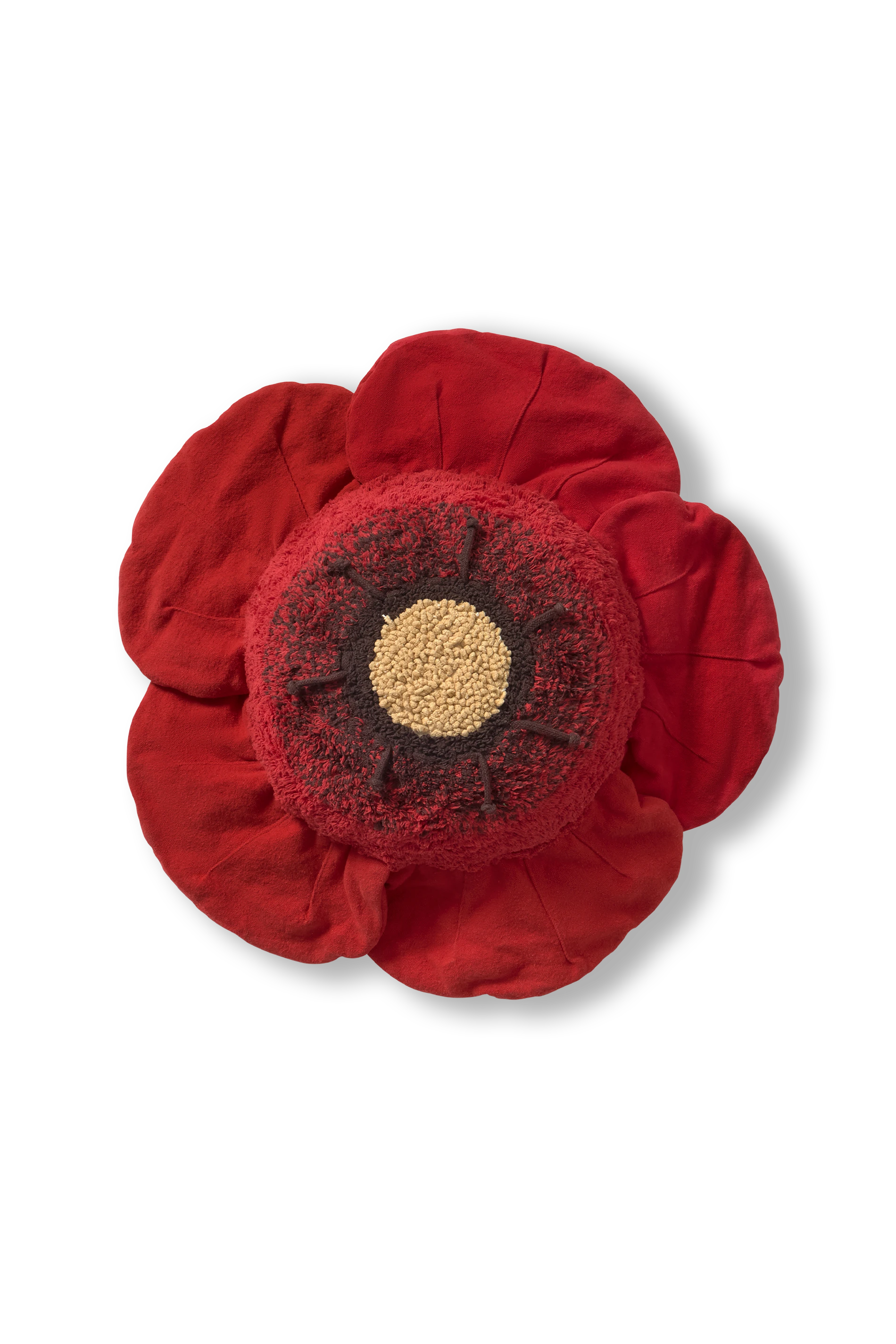 lorena-canals-red-poppy-coussin-de-sol-fleur image 1