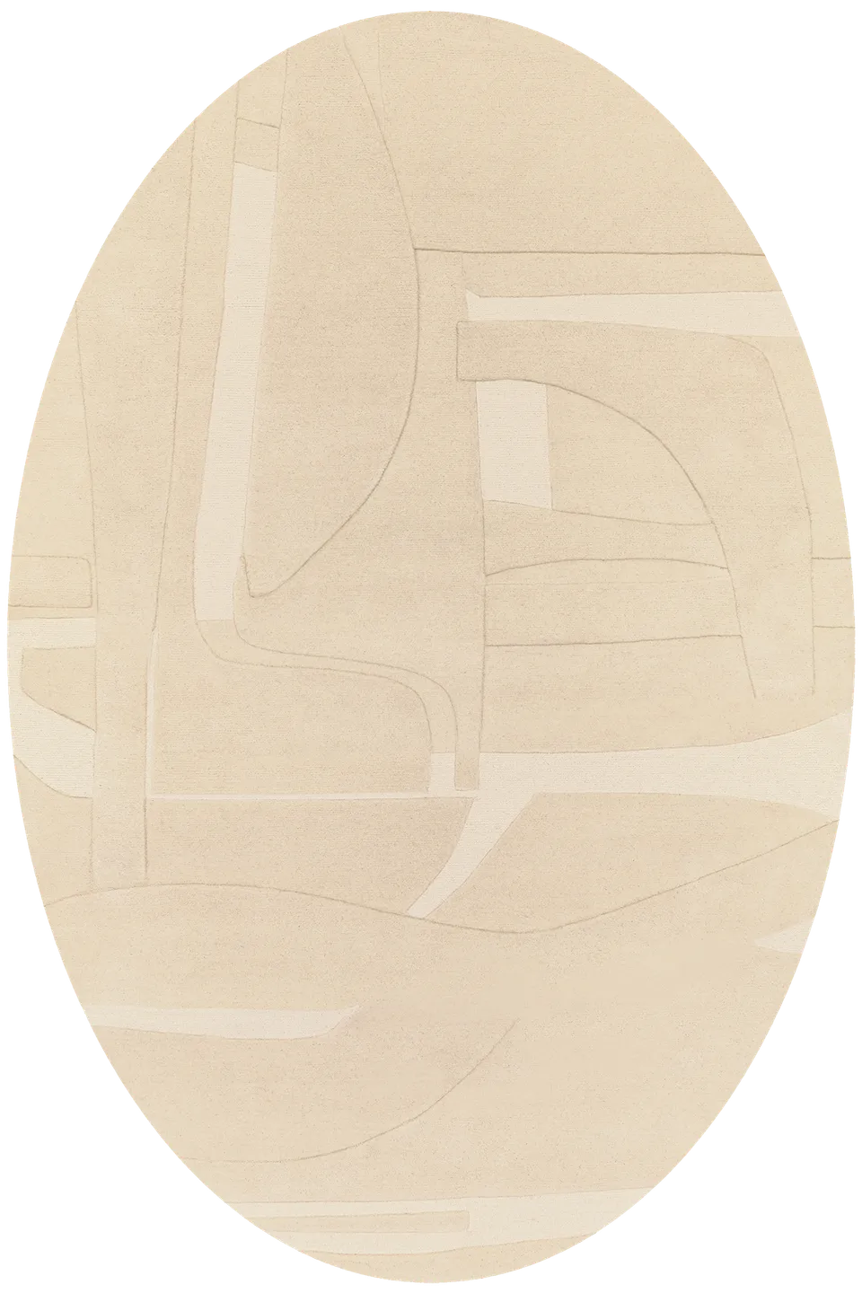 toulemonde-bochart-collage-tapis-beige-laine-par-pascale-ribourg image 1