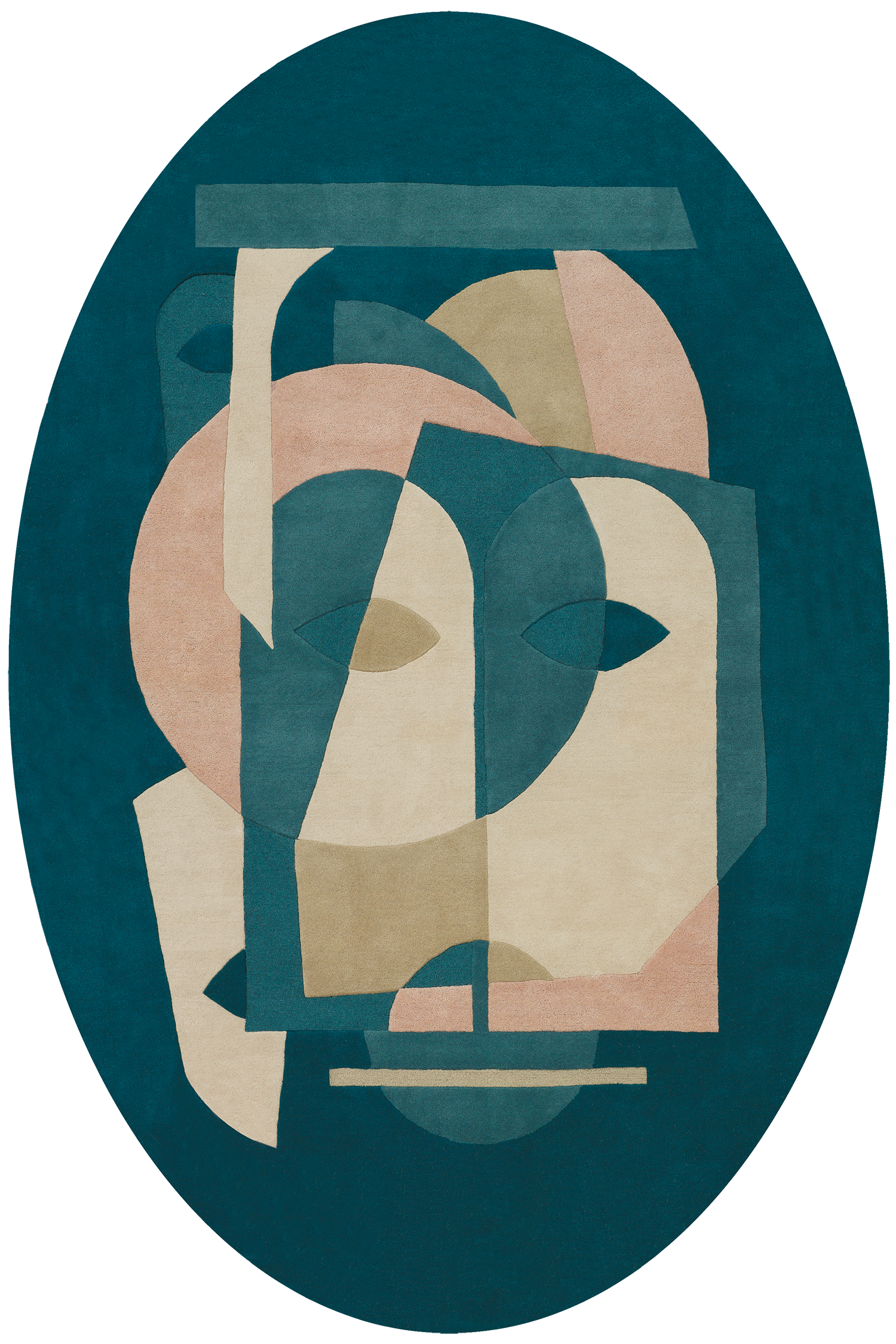 toulemonde-bochart-aduma-nuit-tapis-bleu-en-laine-tuft-main image 1