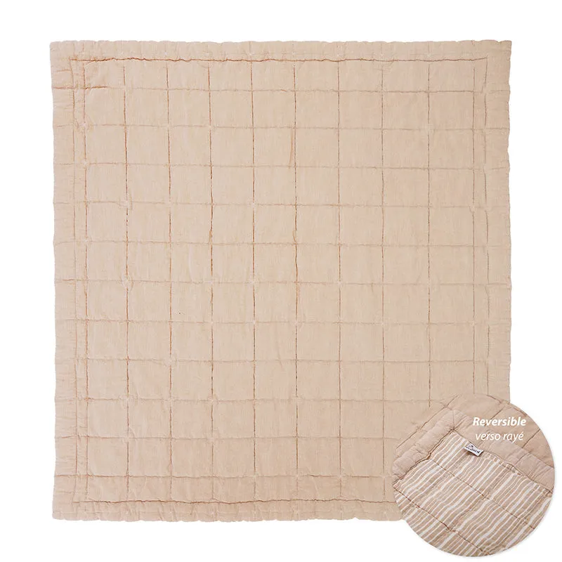 nattiot-anna-terracotta-couverture-b-b-coton-lav-r-versible image 1