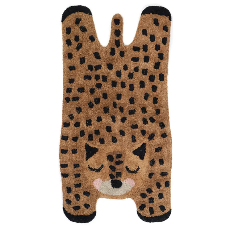 nattiot-little-cheetah-tapis-enfant-coton-lavable-tuft-main image 1