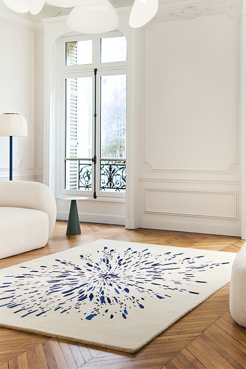 toulemonde-bochart-paint-tapis-blanc-bleu-beige image 2
