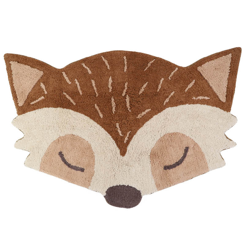 nattiot-marlo-tapis-b-b-coton-lavable-petit-renard image 1